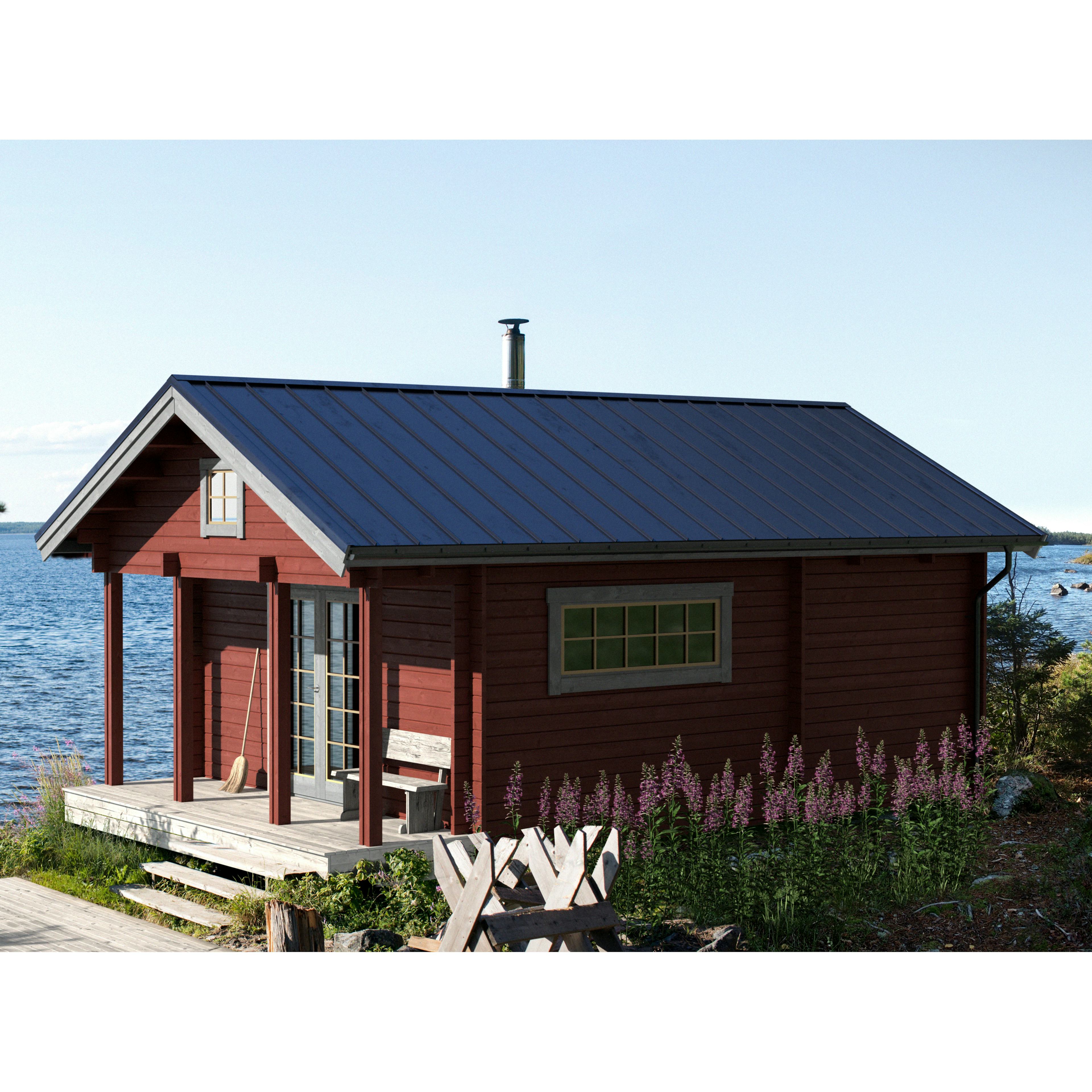 Attefallshus Baseco Sjöbonäs 30 m² Stuga med Loft