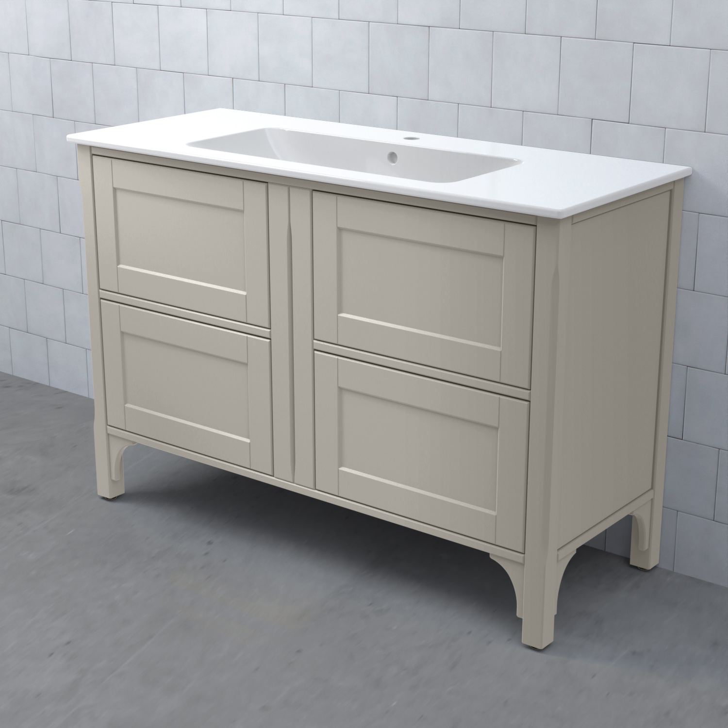 Tvättställsskåp Björbo Badrum Saga Enkel 1200