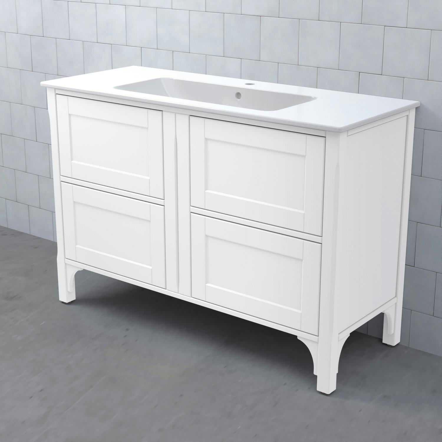 Tvättställsskåp Björbo Badrum Saga Enkel 1200