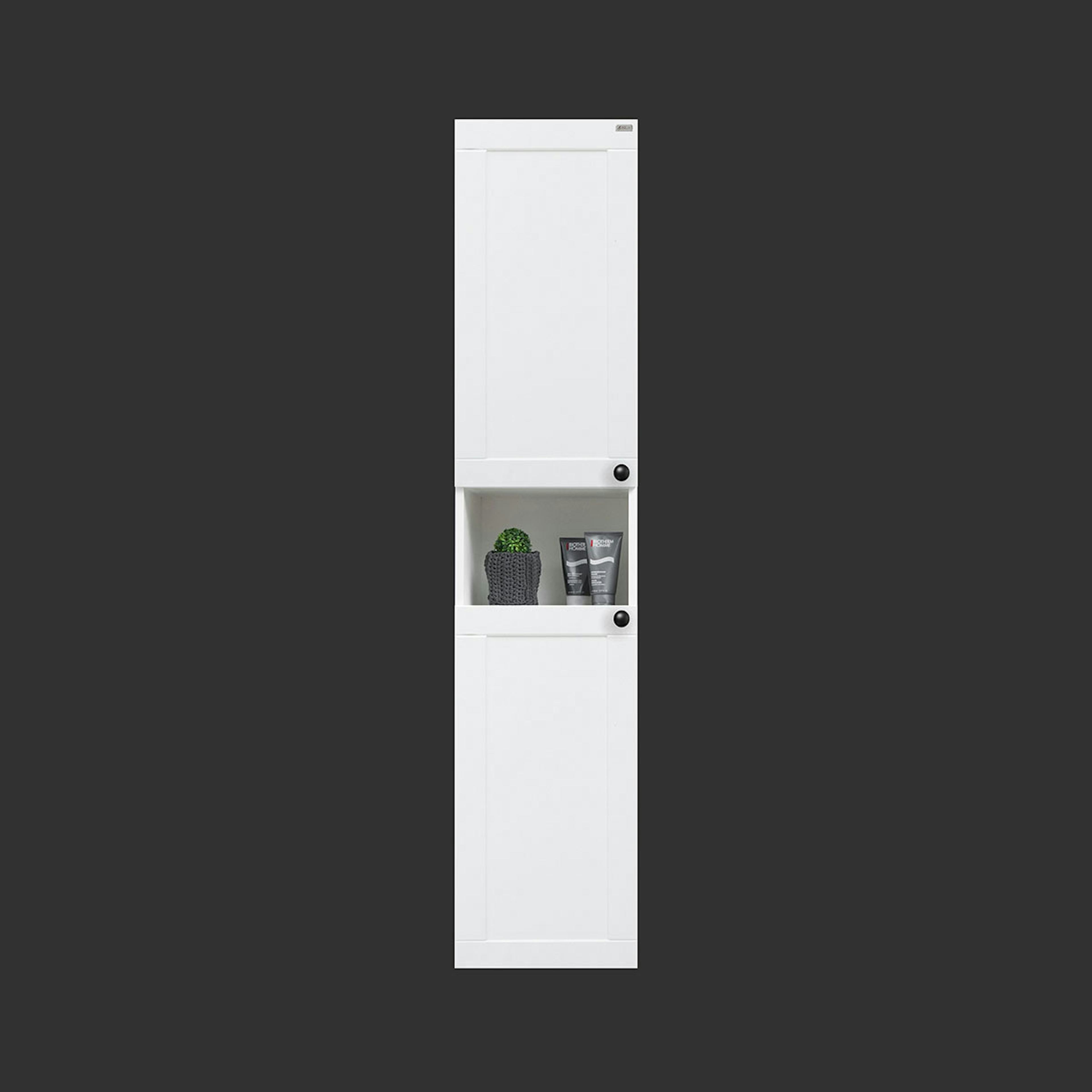 Högskåp 4AQUA Med 2 Luckor & Ram