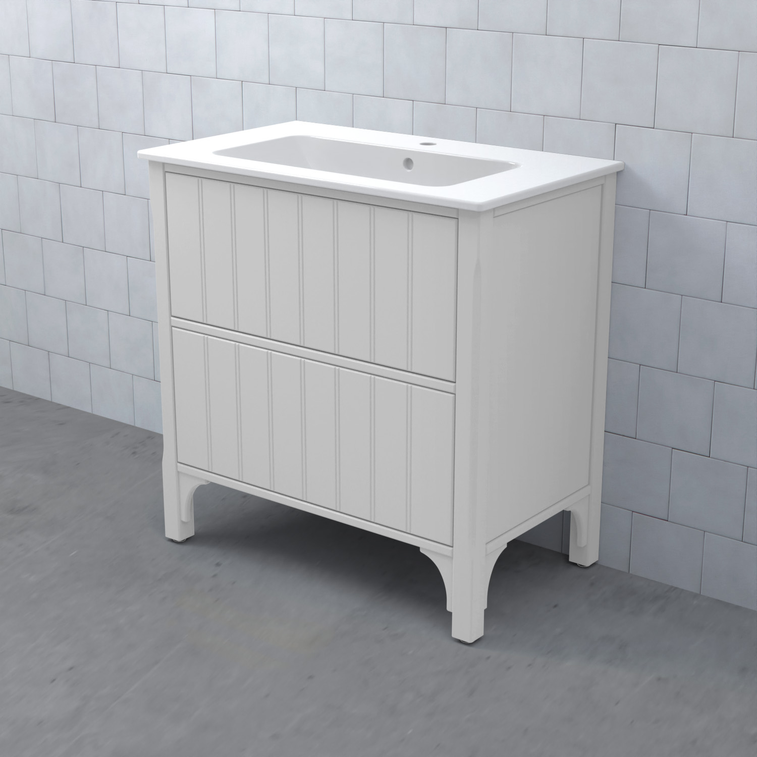 Tvättställsskåp Björbo Badrum Saga Enkel