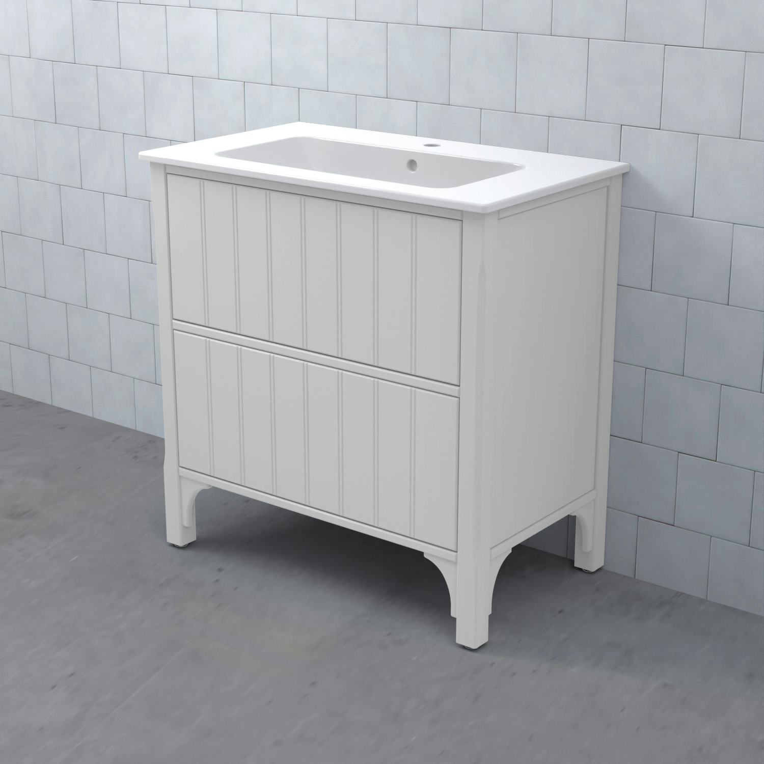 Tvättställsskåp Björbo Badrum Saga Enkel