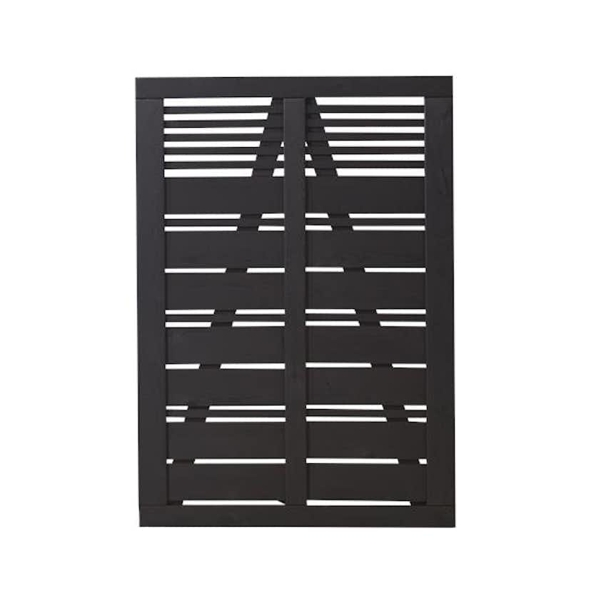 Skärmgrind PLUS Silence 100x140 cm Svart