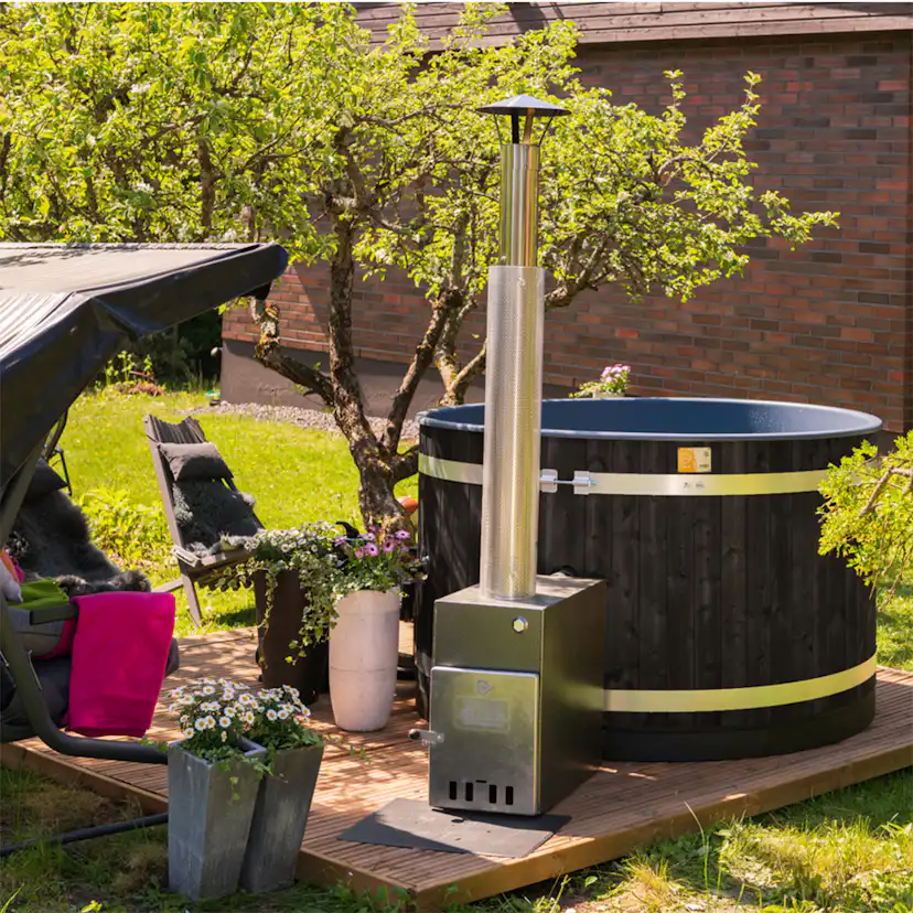 Vedeldad Badtunna Kirami Original Steady M Cult-Si ST med Dubbla Lock