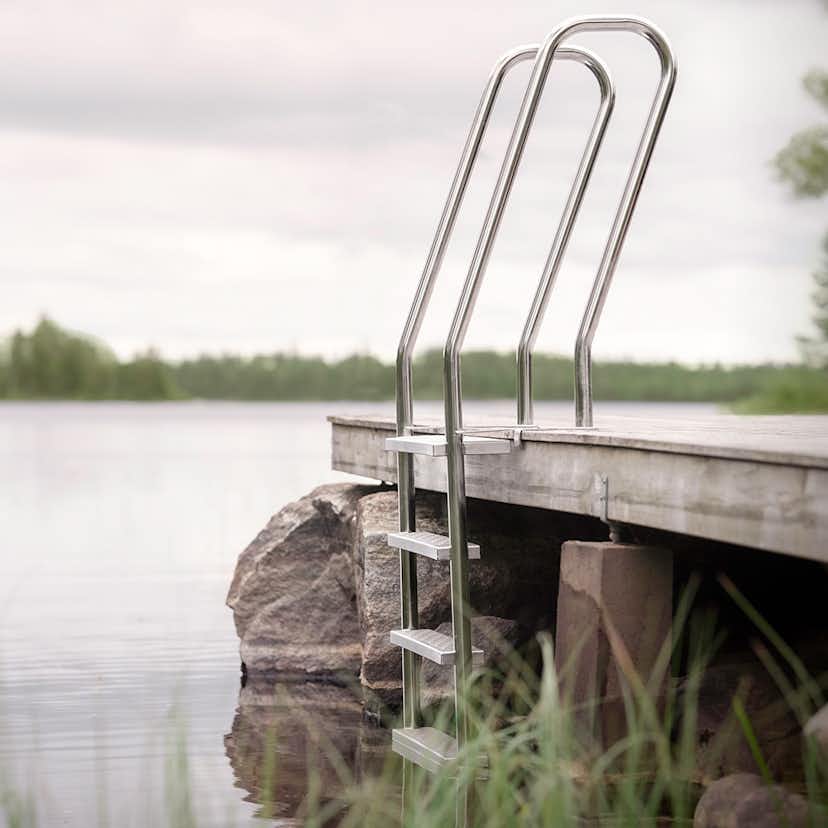 Bryggstege Skeppshultstegen Sandvik Rostfri