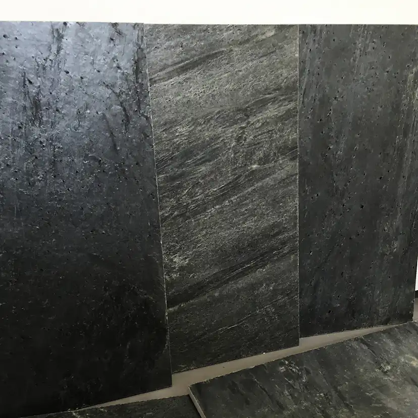 Skiffer slipad Stencentralen Ocean Black 30x60 cm