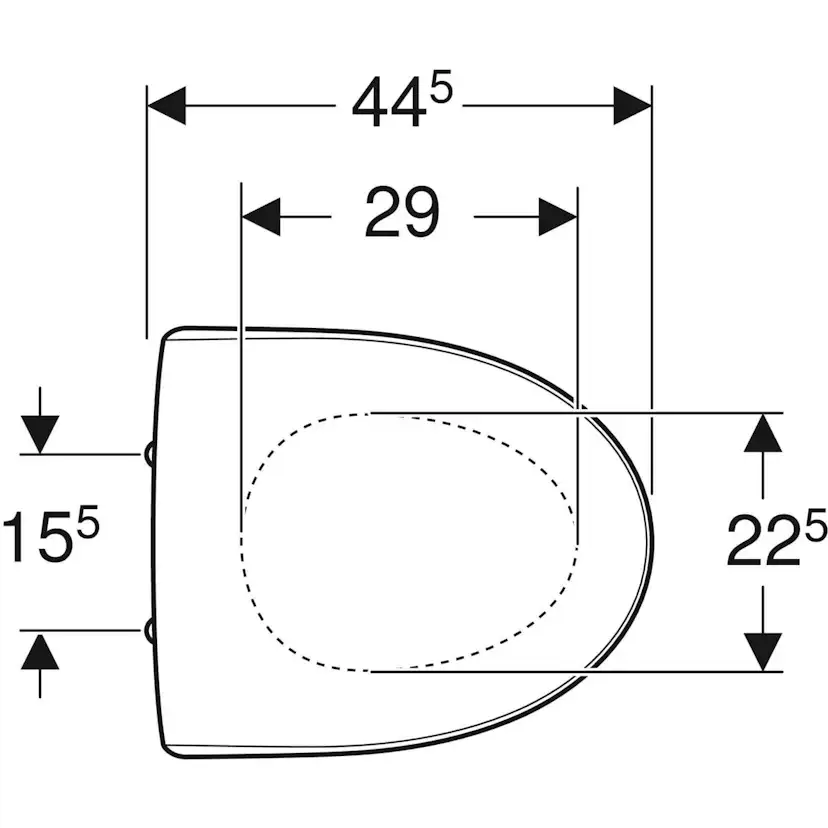 Toalettsits Ifö Spira 6250 Mjuksits till Classic/Modern/Style