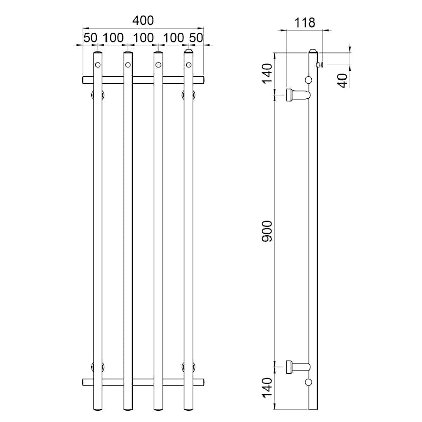 Handdukstork REJ Design Vivo E 40124