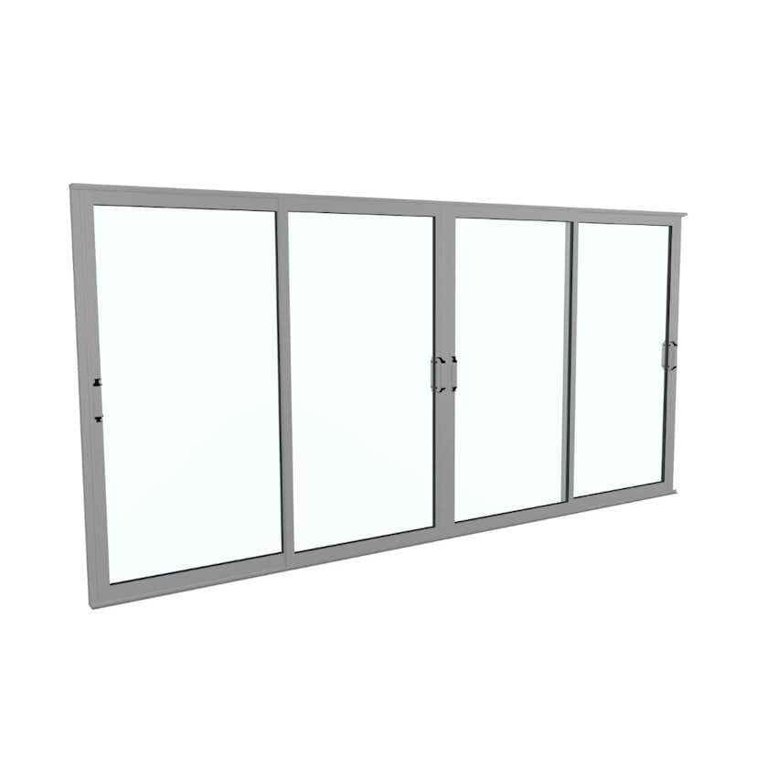 Skjutdörr Landskap Robust Året runt 2+2