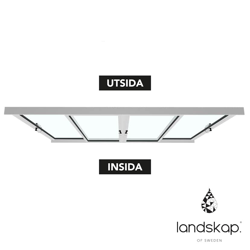 Skjutdörr Landskap Robust Året runt 2+2