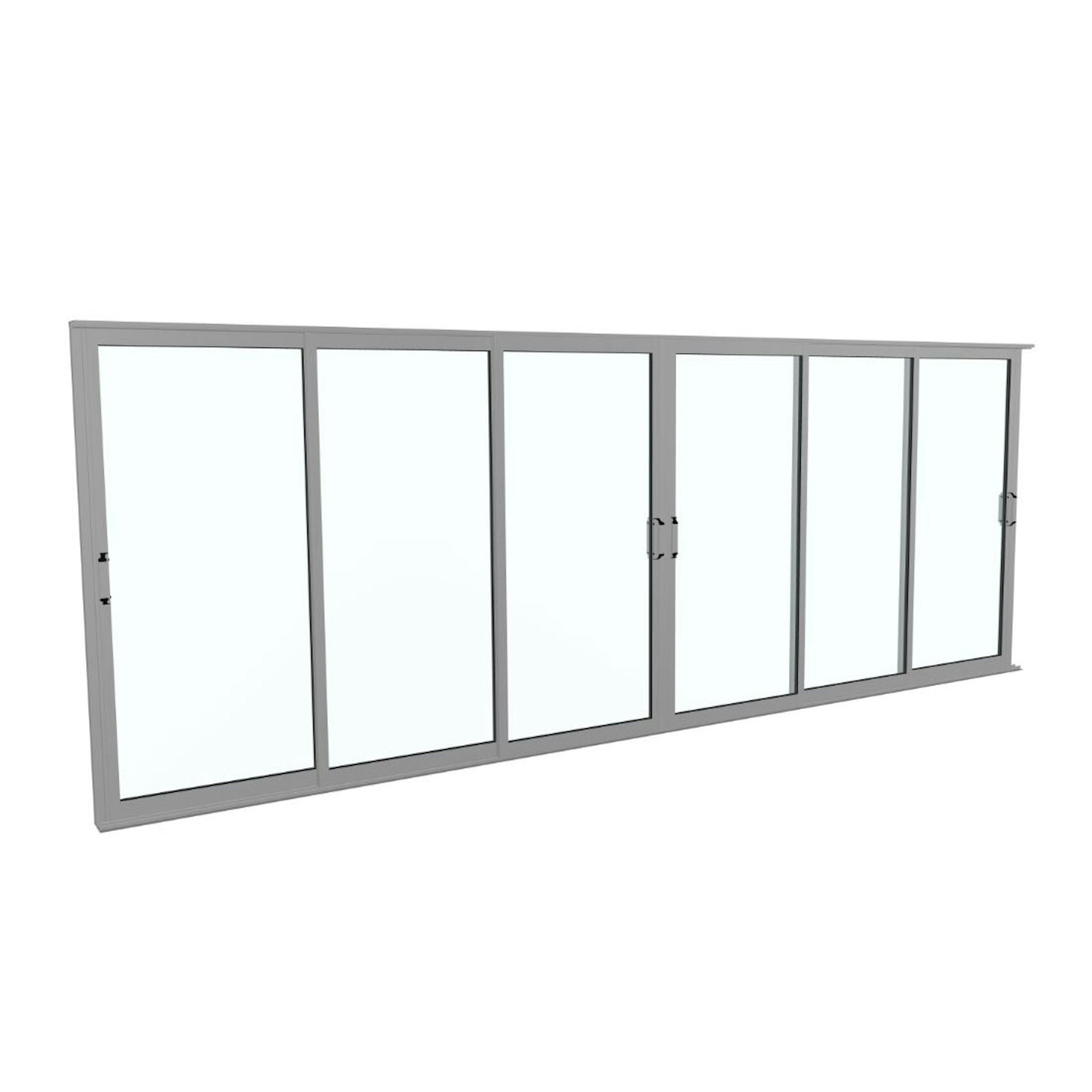 Skjutdörr Landskap Robust Året runt 3+3