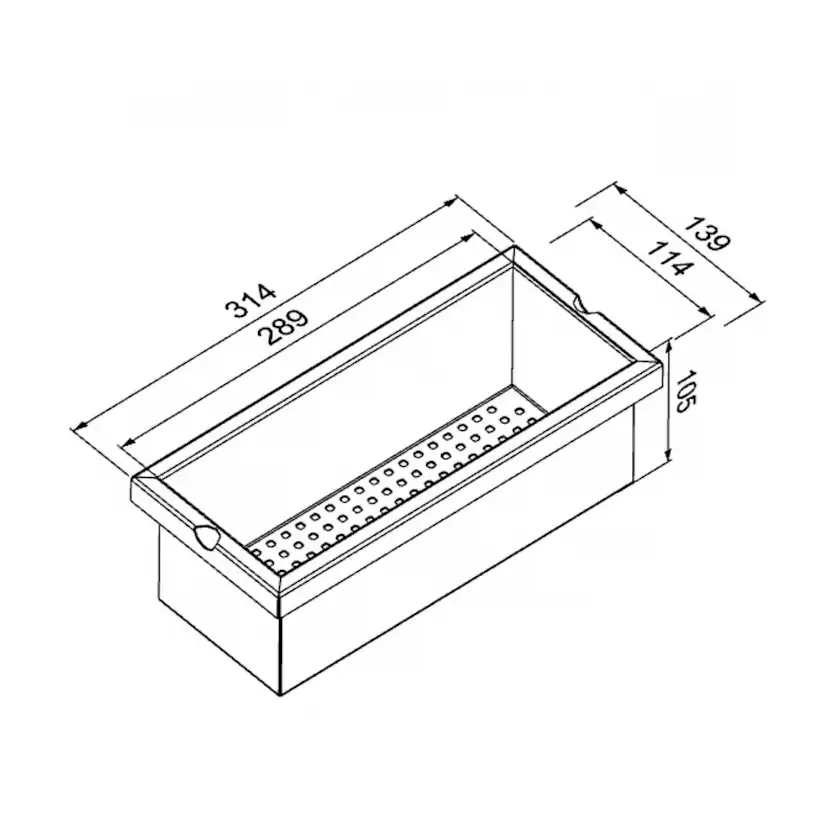 Sköljlåda DecoSteel Manhattan