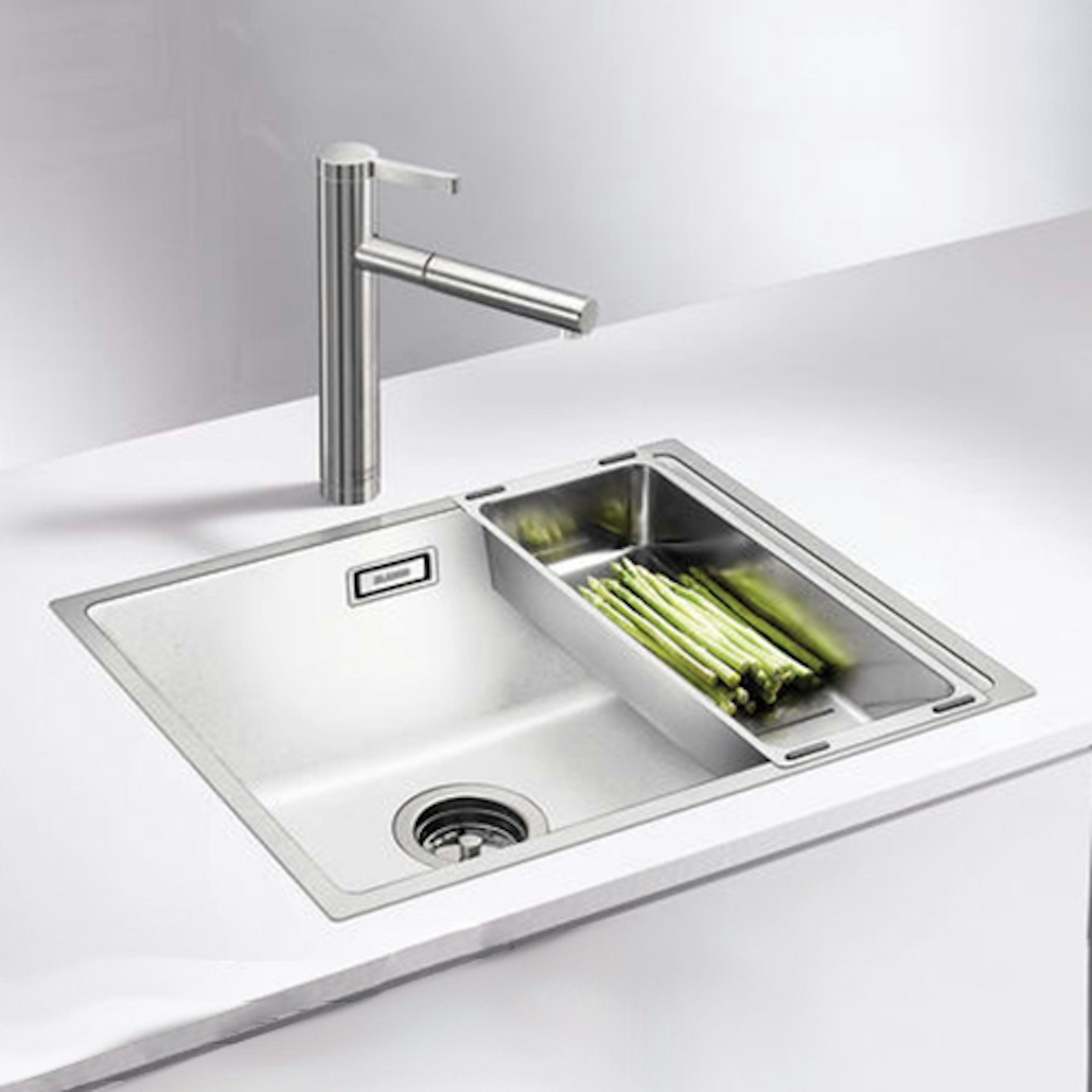 Sköljskål Blanco Subline Rostfritt stål 435 x 175 mm