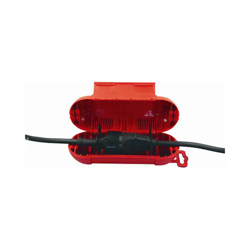 Skyddsbox Malmbergs för Skarvkabel Röd