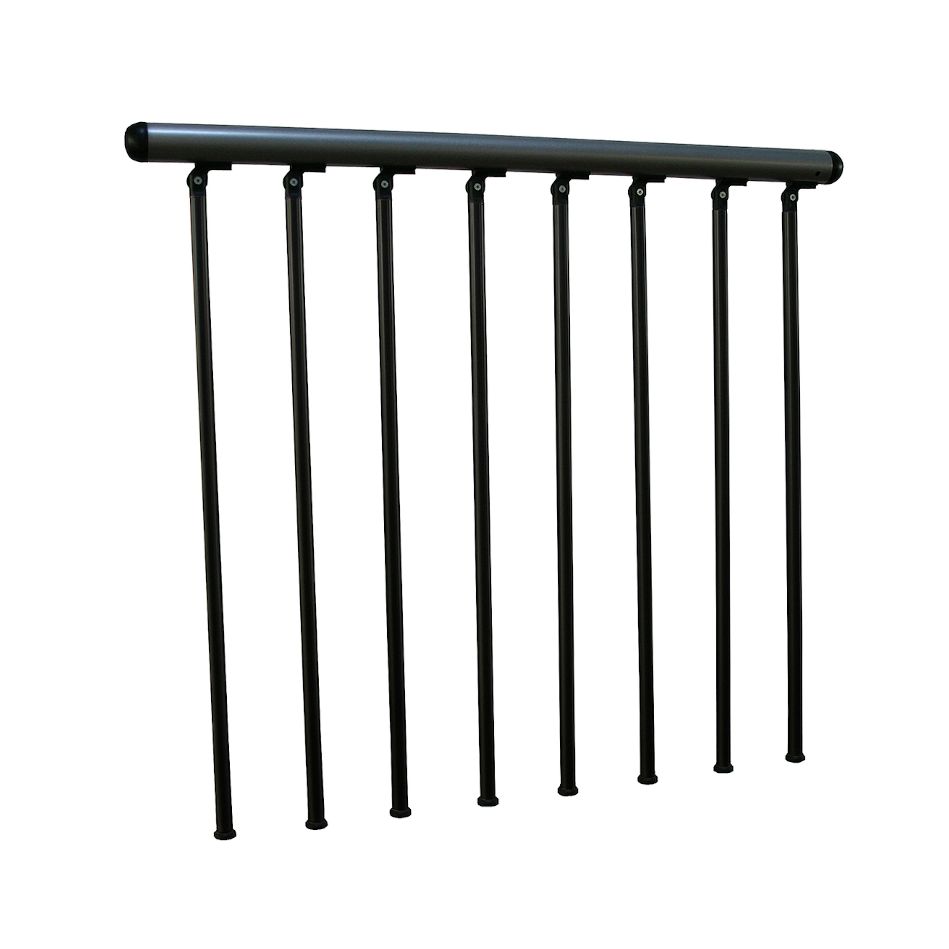 Skyddsräcke Byggera Euro Design/Paris Svart