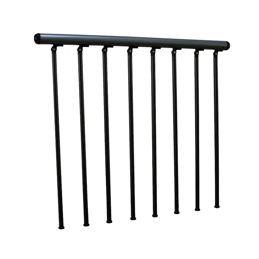 Skyddsräcke Byggera Euro Design/Paris Svart