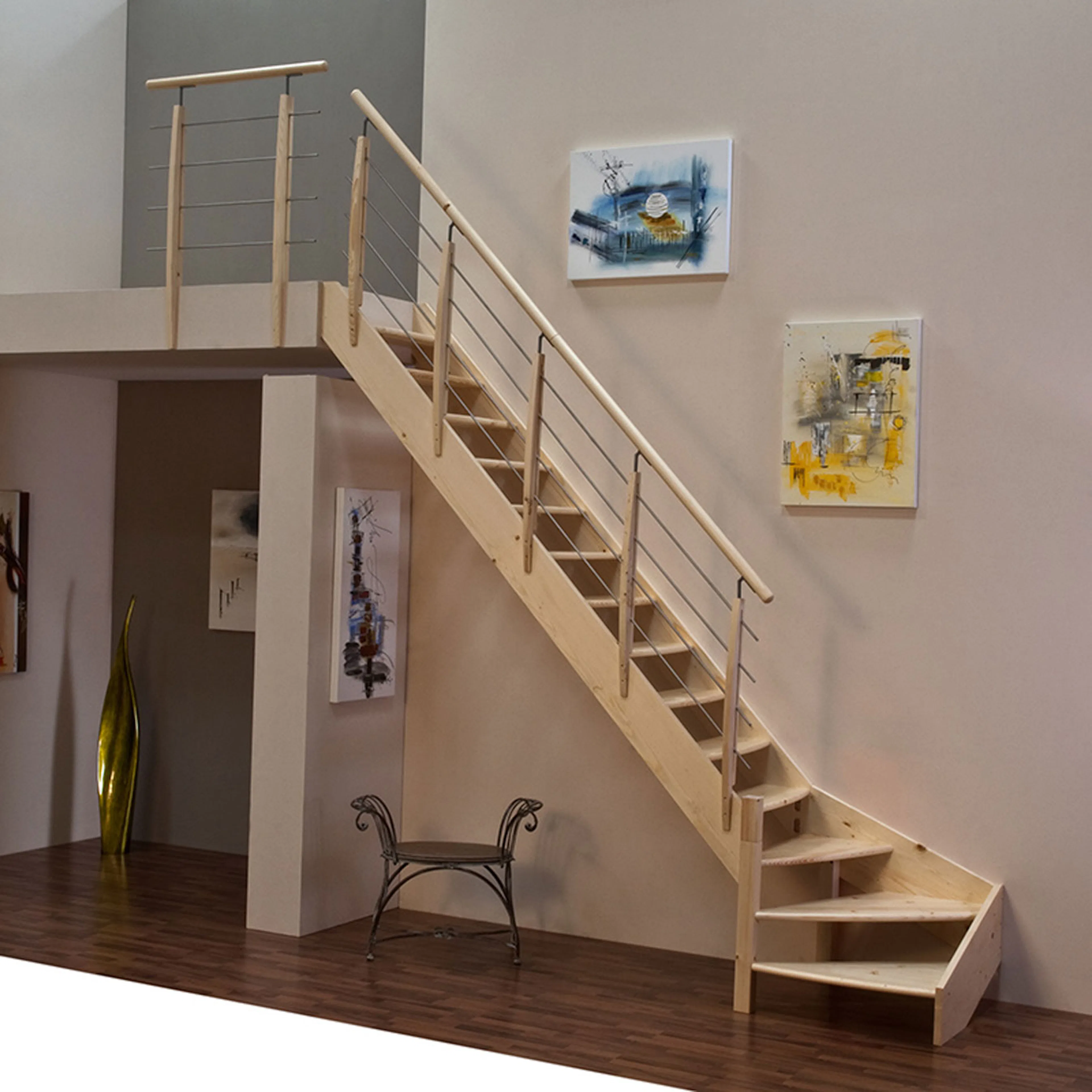 Skyddsräcke Byggera för Lofttrappa Complete/Prima