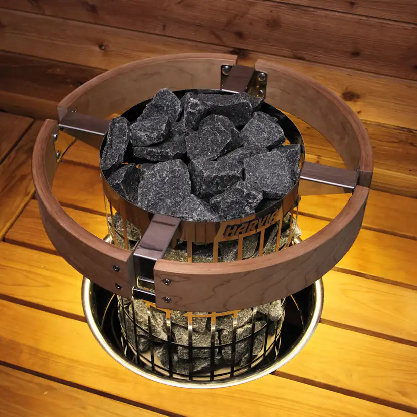 Belyst skyddsräcke Harvia Cilindro