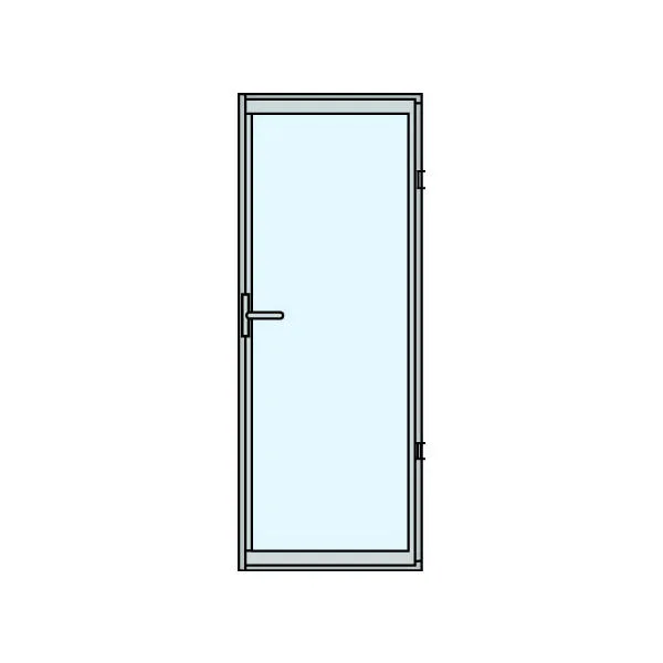 Slagdörr Halle Thermo 2-Glas