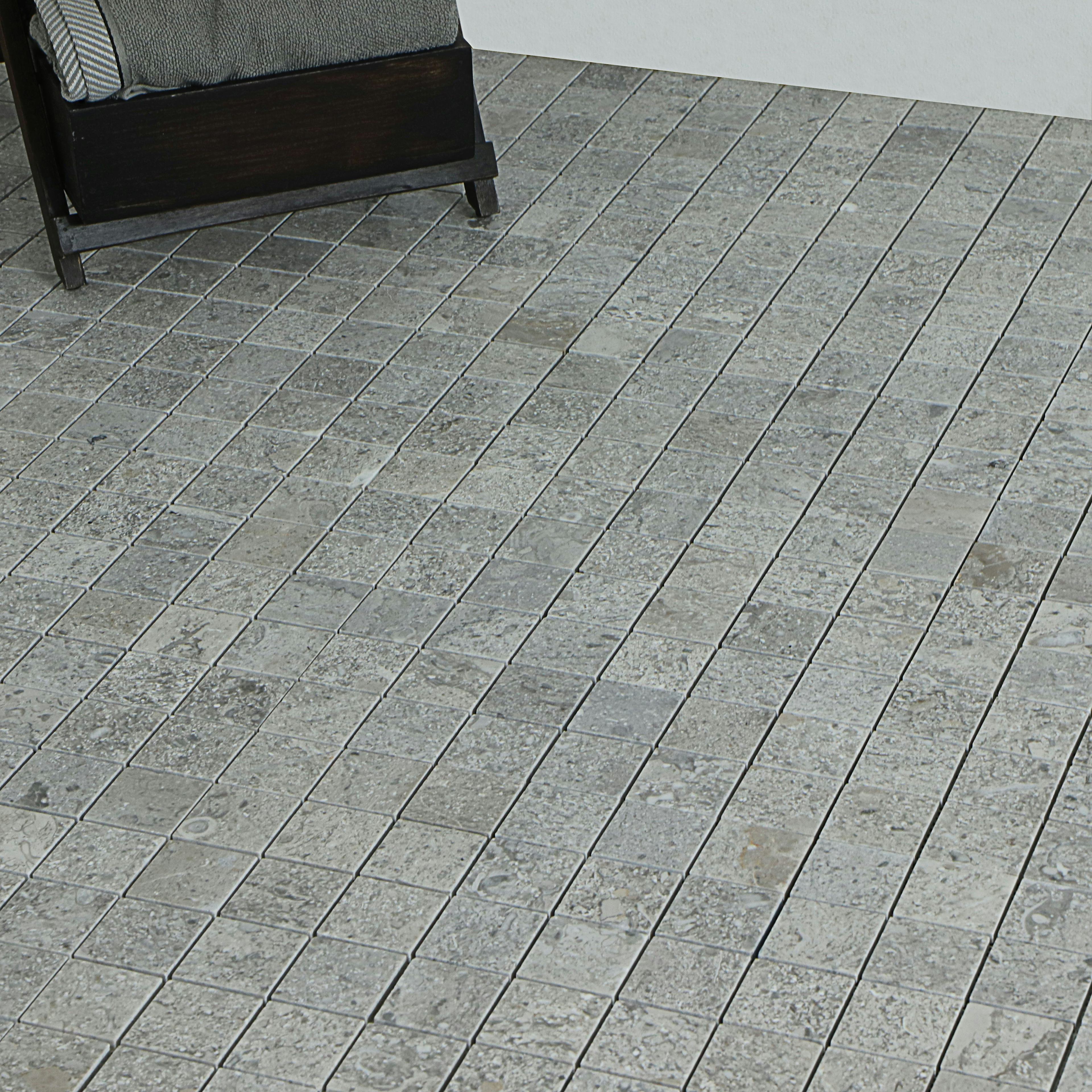 Mosaik Tenfors Marmor Rocky Grey 5x5 cm