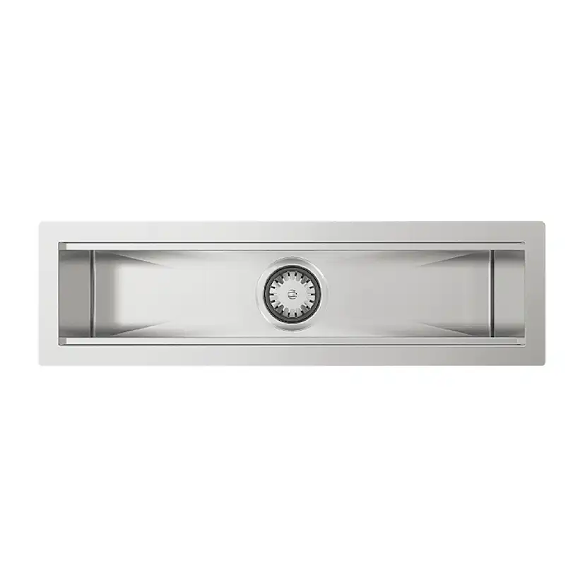 Diskho DecoSteel Manhattan 700 Rostfri Enkel med Korgventil & Vattenlås