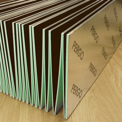 Mellanlägg Pergo Smartunderlay PLUS 15m2 Golvtillbehör med Fuktspärr & Slagljudsisolering