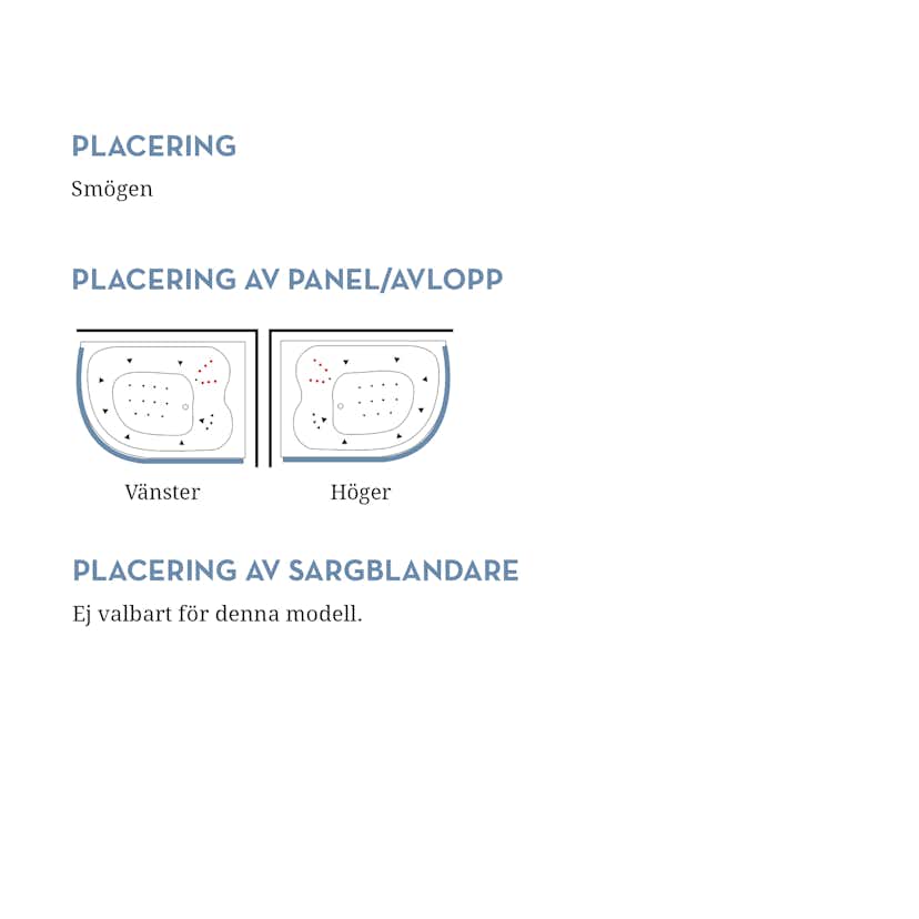 Bubbelbadkar Swebad Smögen