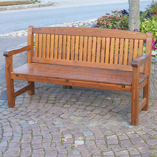 Utesoffa Eden Wood Kattvik 3-sits