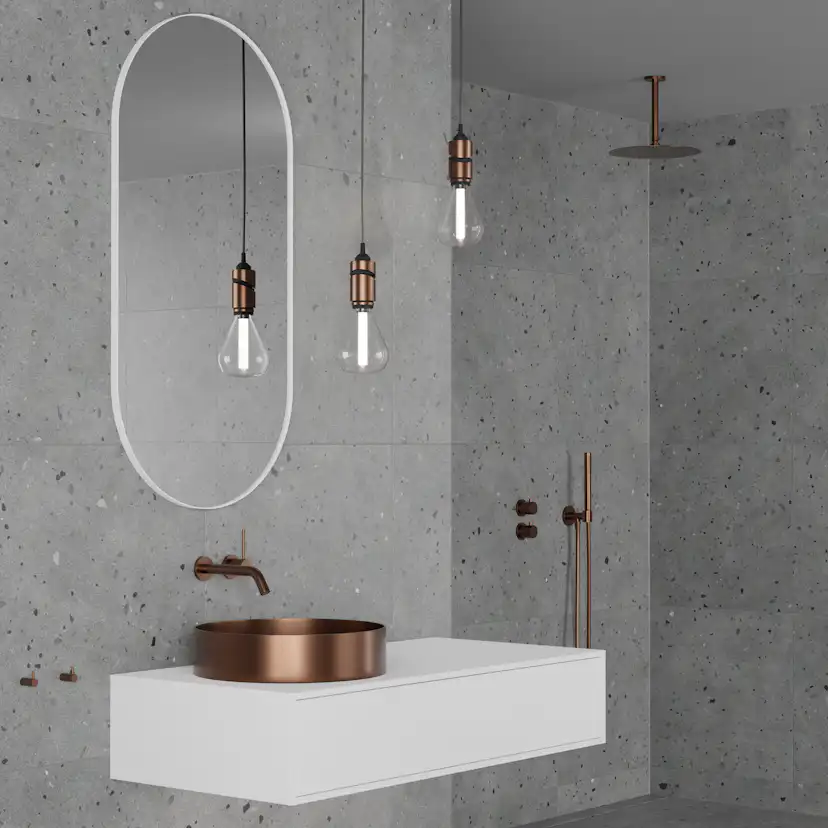 Tvättställsblandare Scandtap Steel Harmonized 1 för Inbyggnad
