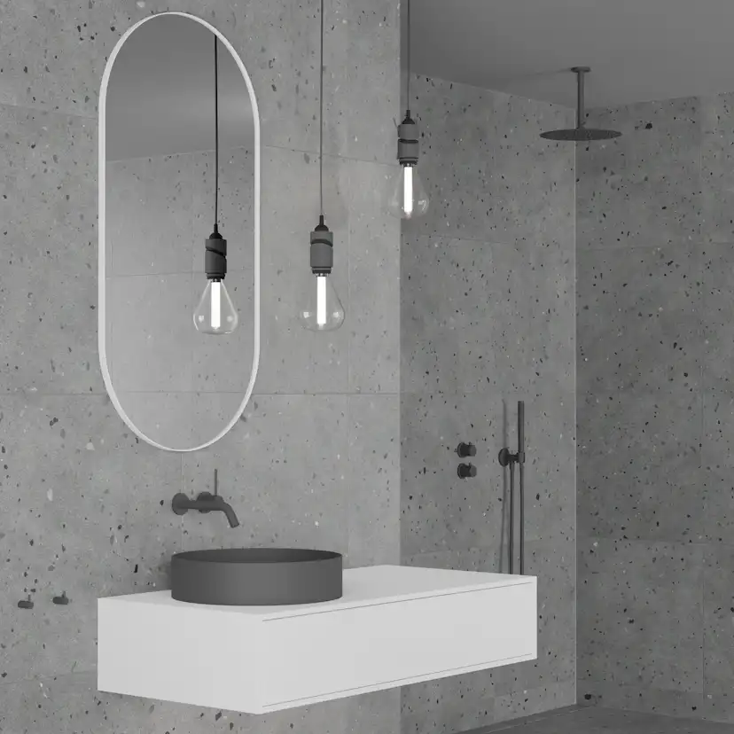 Tvättställsblandare Scandtap Steel Harmonized 1 för Inbyggnad