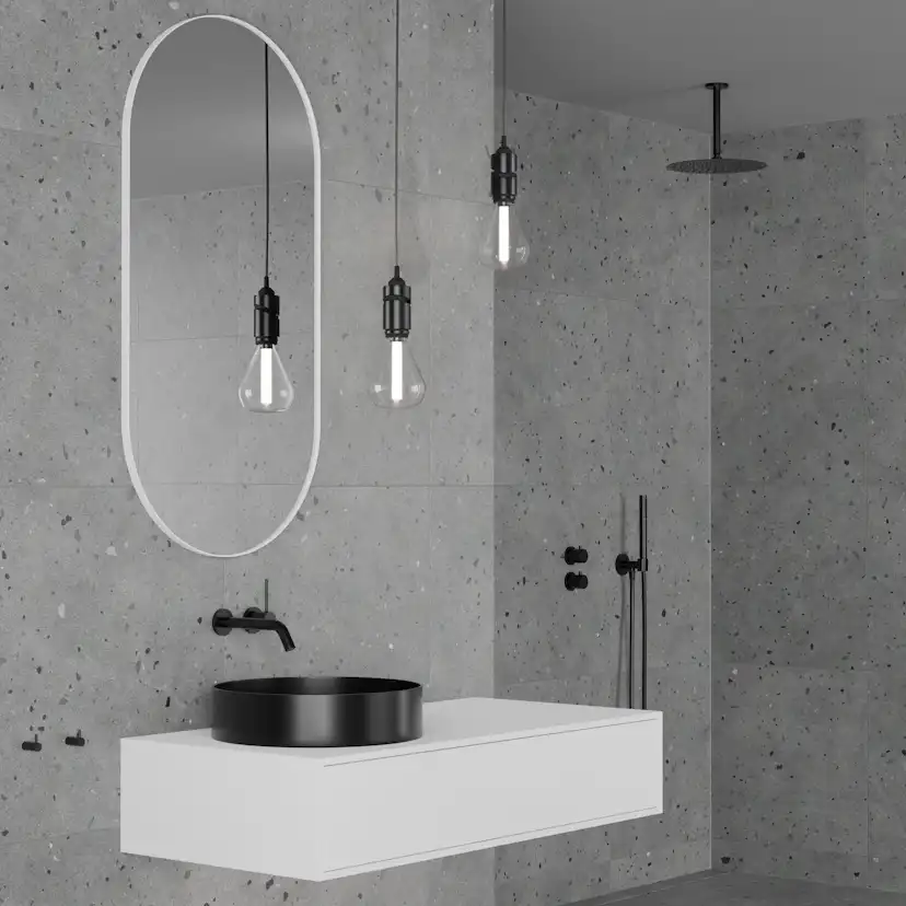 Tvättställsblandare Scandtap Steel Harmonized 1 för Inbyggnad