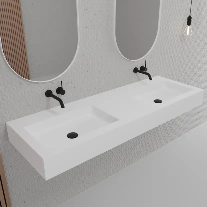 Tvättställsblandare Scandtap Steel Harmonized 1 för Inbyggnad