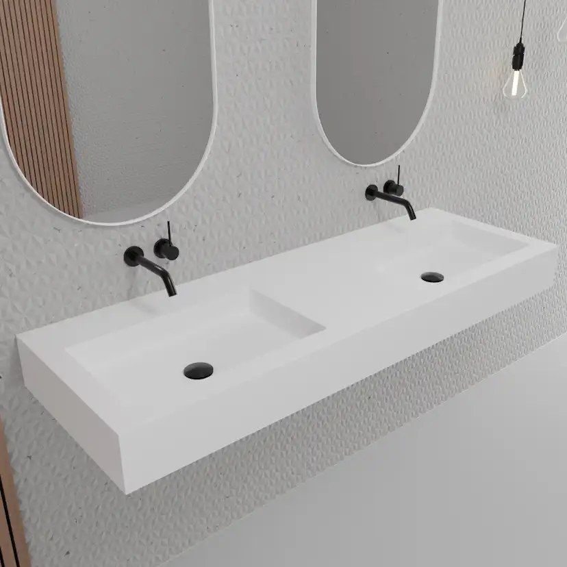 Tvättställsblandare Scandtap Steel Harmonized 1 för Inbyggnad