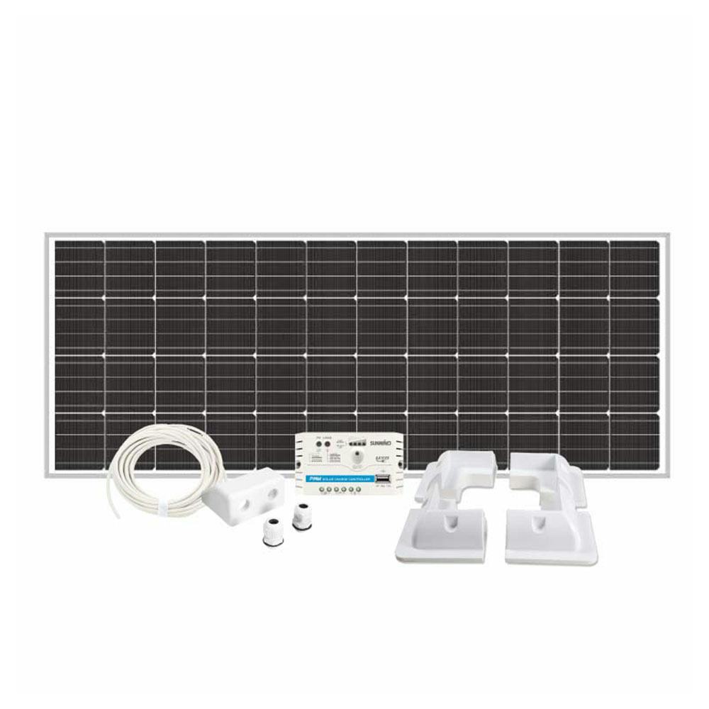 Solpanelspaket Sunwind 120 W Husvagn och Husbil Hörn