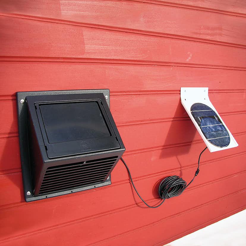 Solventilator Sunwind MiniVent med separat Solpanel
