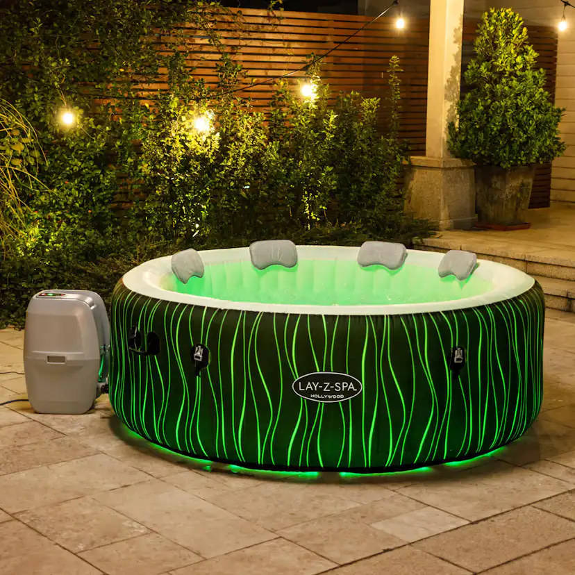 Uppblåsbart Spabad Bestway Lay-Z Hollywood Airjet