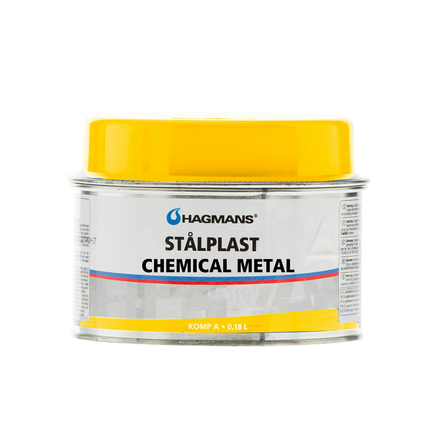 Spackel Hagmans Stålplast Chemical Metal
