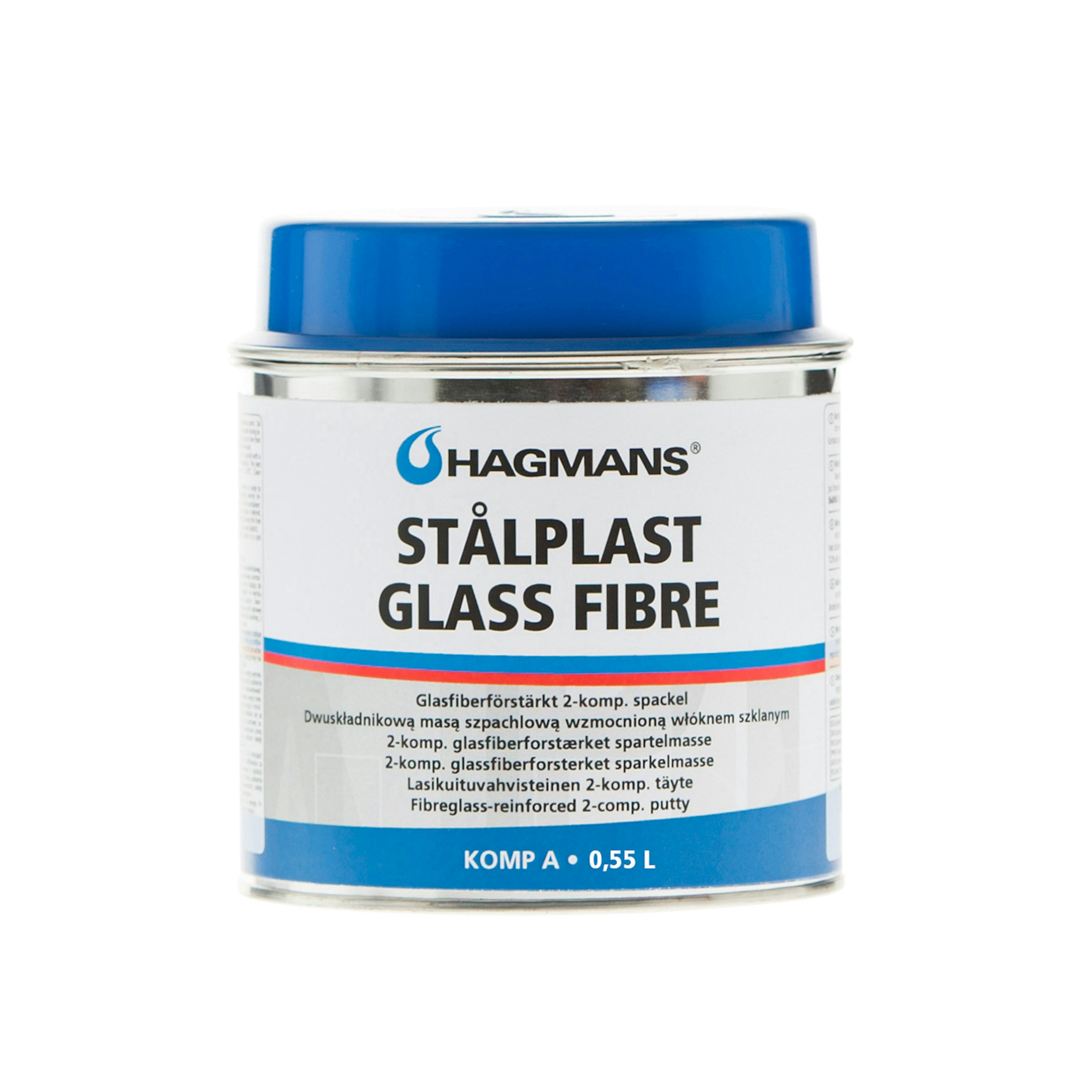 Spackel Hagmans Stålplast Glass Fibre