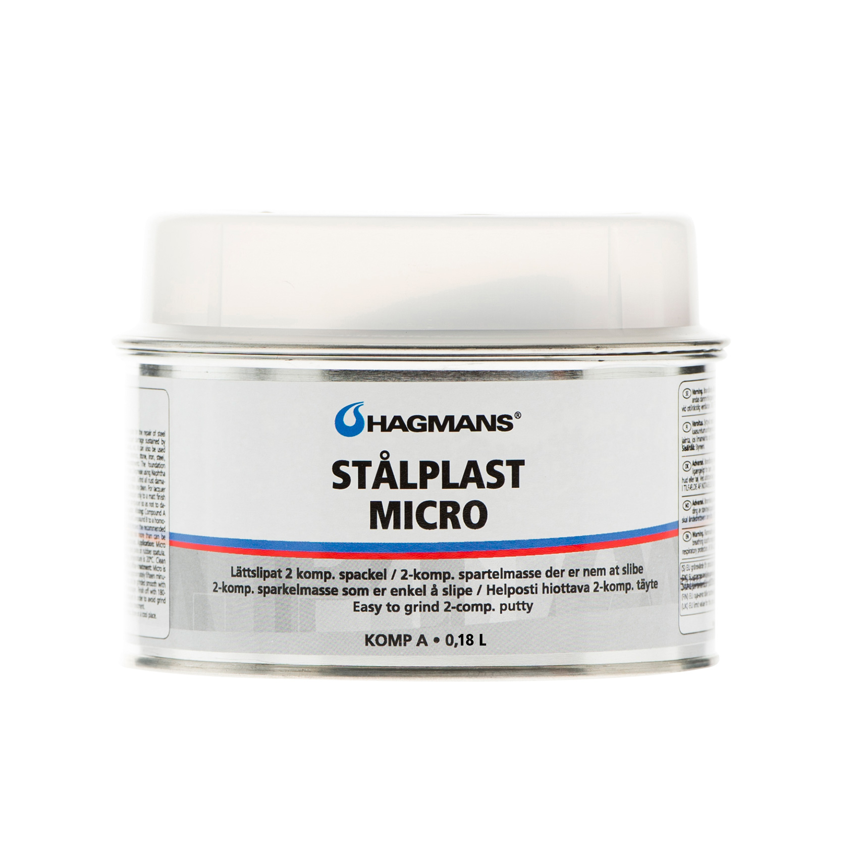 Spackel Hagmans Stålplast Micro