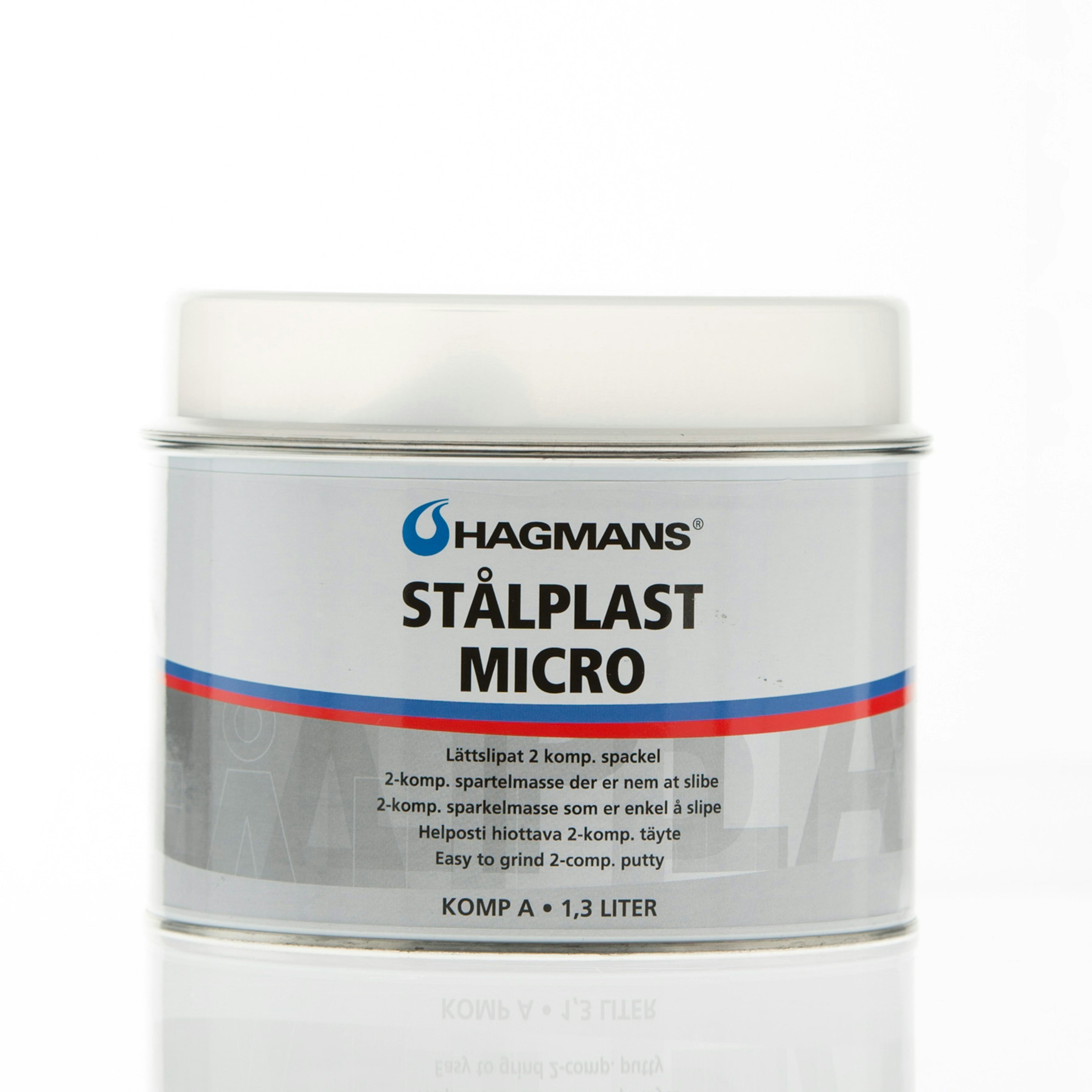Spackel Hagmans Stålplast Micro