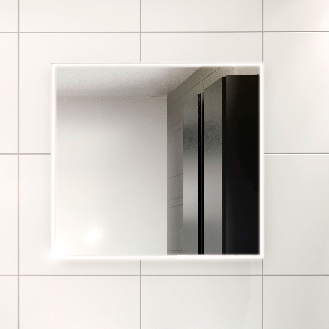 Belysningsspegel Ballingslöv LED med Ram