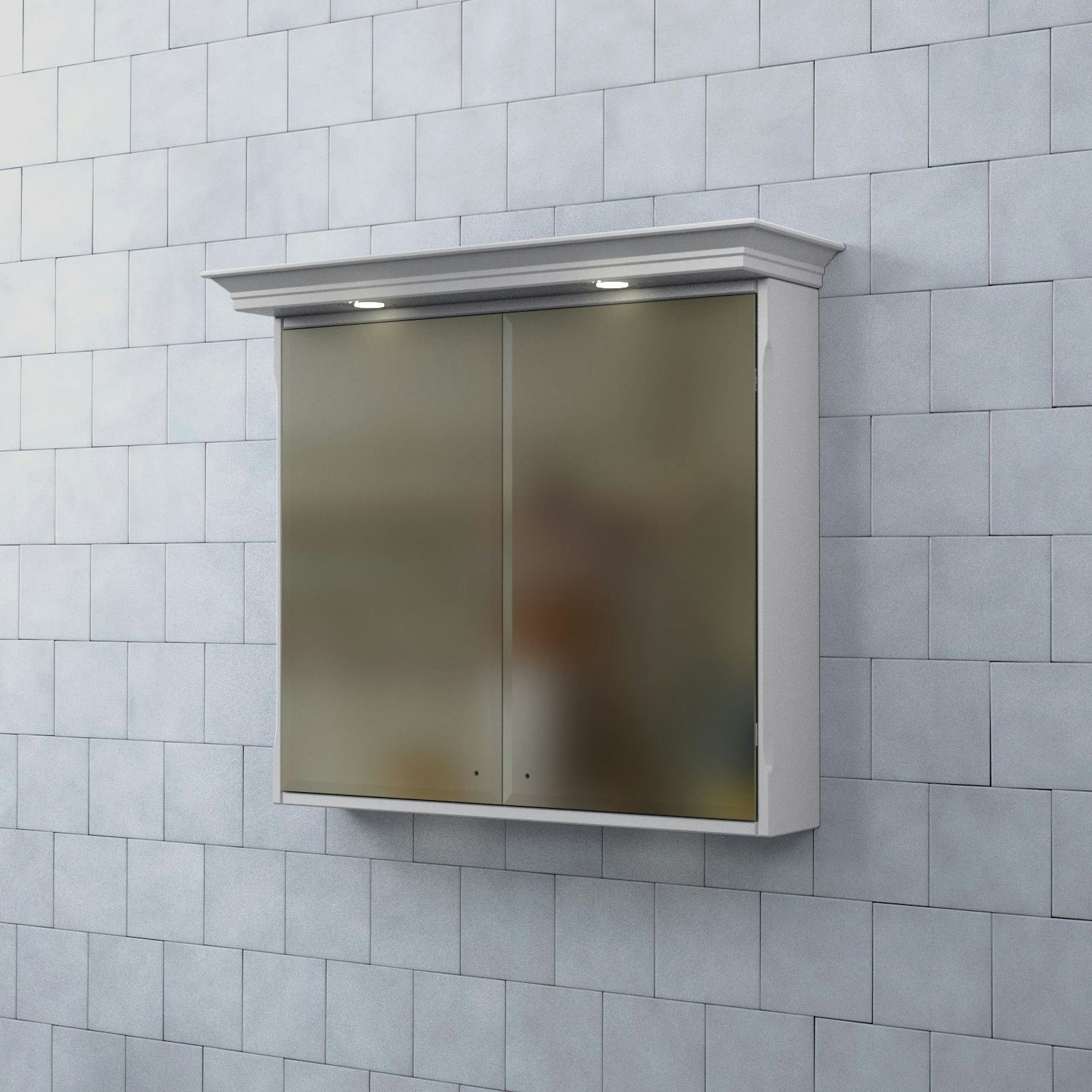 Spegelskåp Björbo Badrum Saga med Belysning