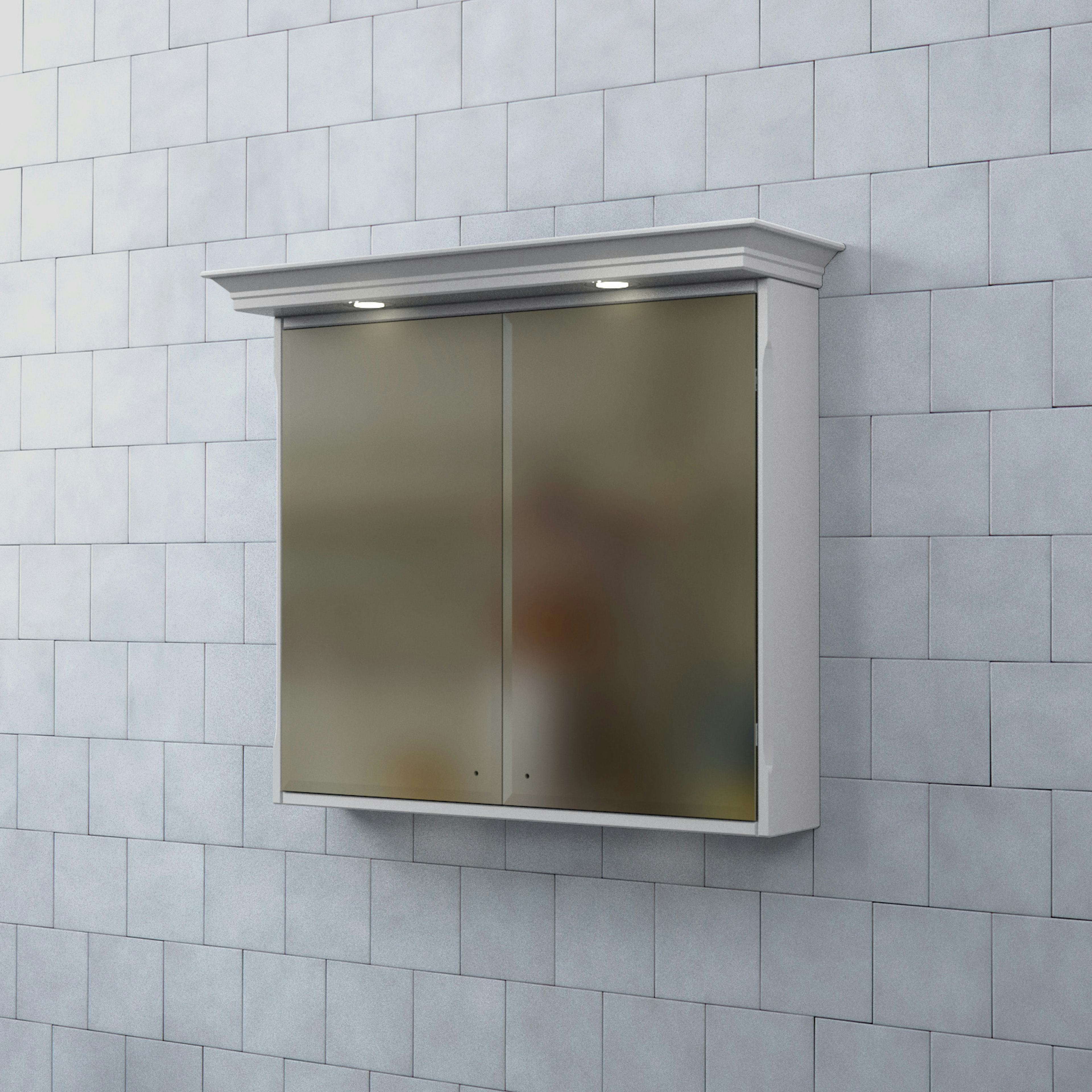 Spegelskåp Björbo Badrum Saga med Belysning