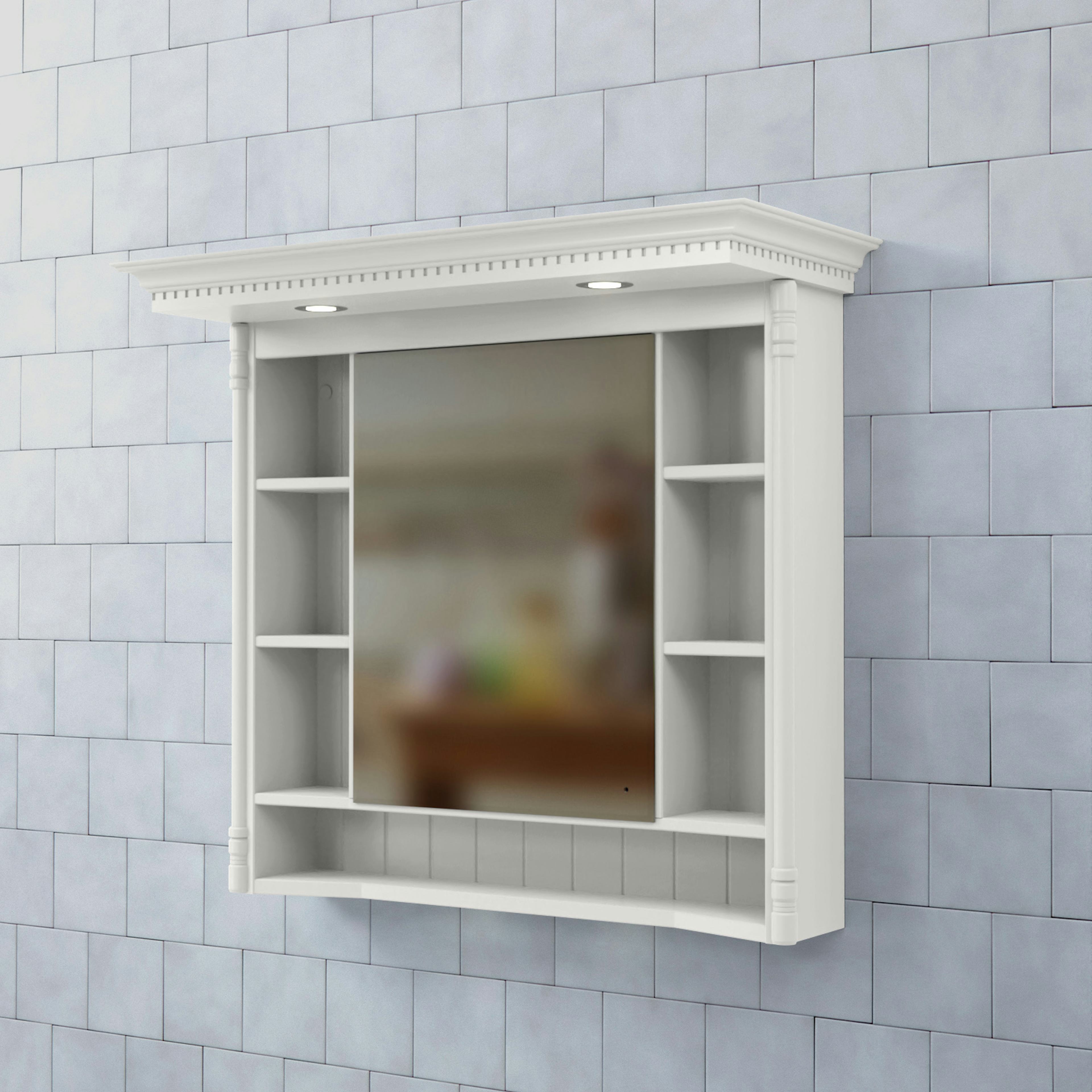 Spegelskåp Björbo Badrum Valhall med Belysning