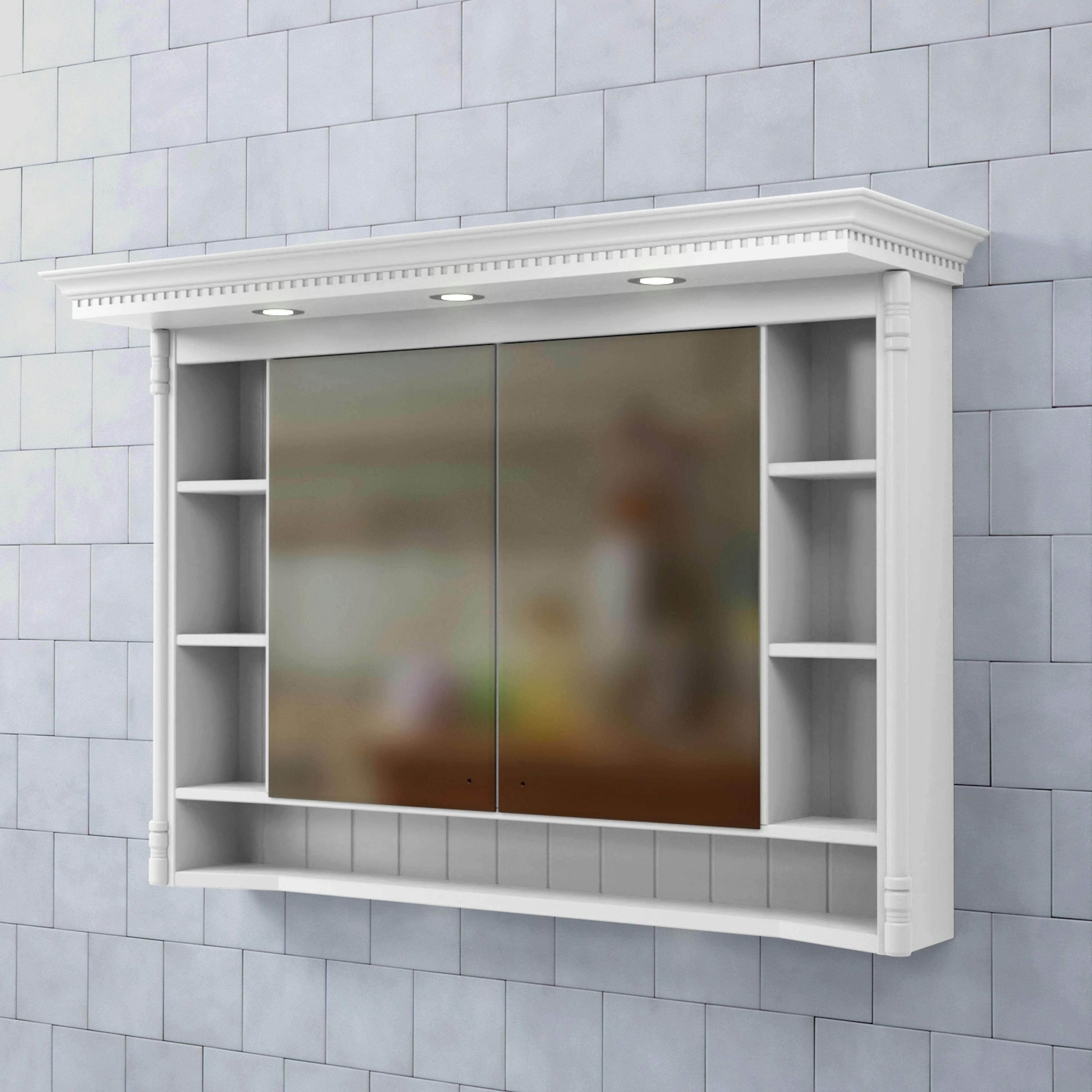 Spegelskåp Björbo Badrum Valhall med Belysning