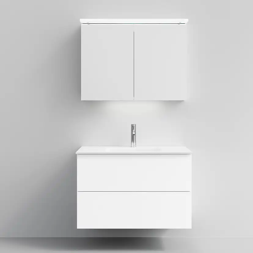 Spegelskåp Temal Highlight med LED-Belysning 2 Dörrar