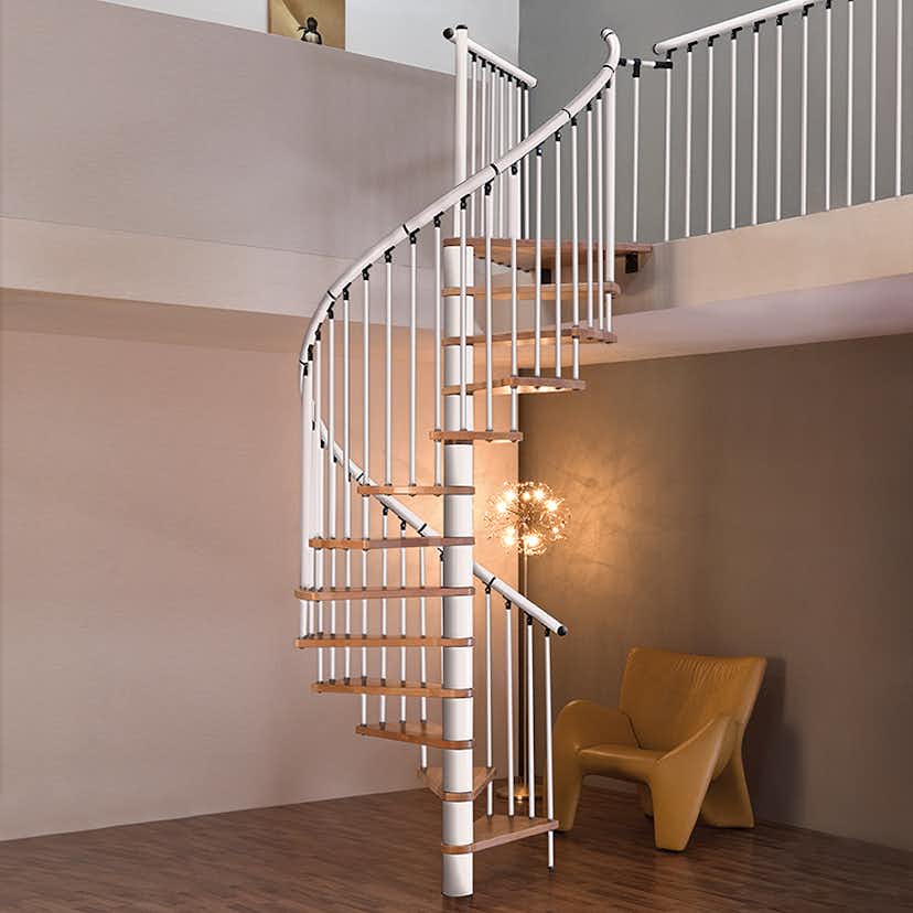 Spiraltrappa Byggera Euro Design Vit