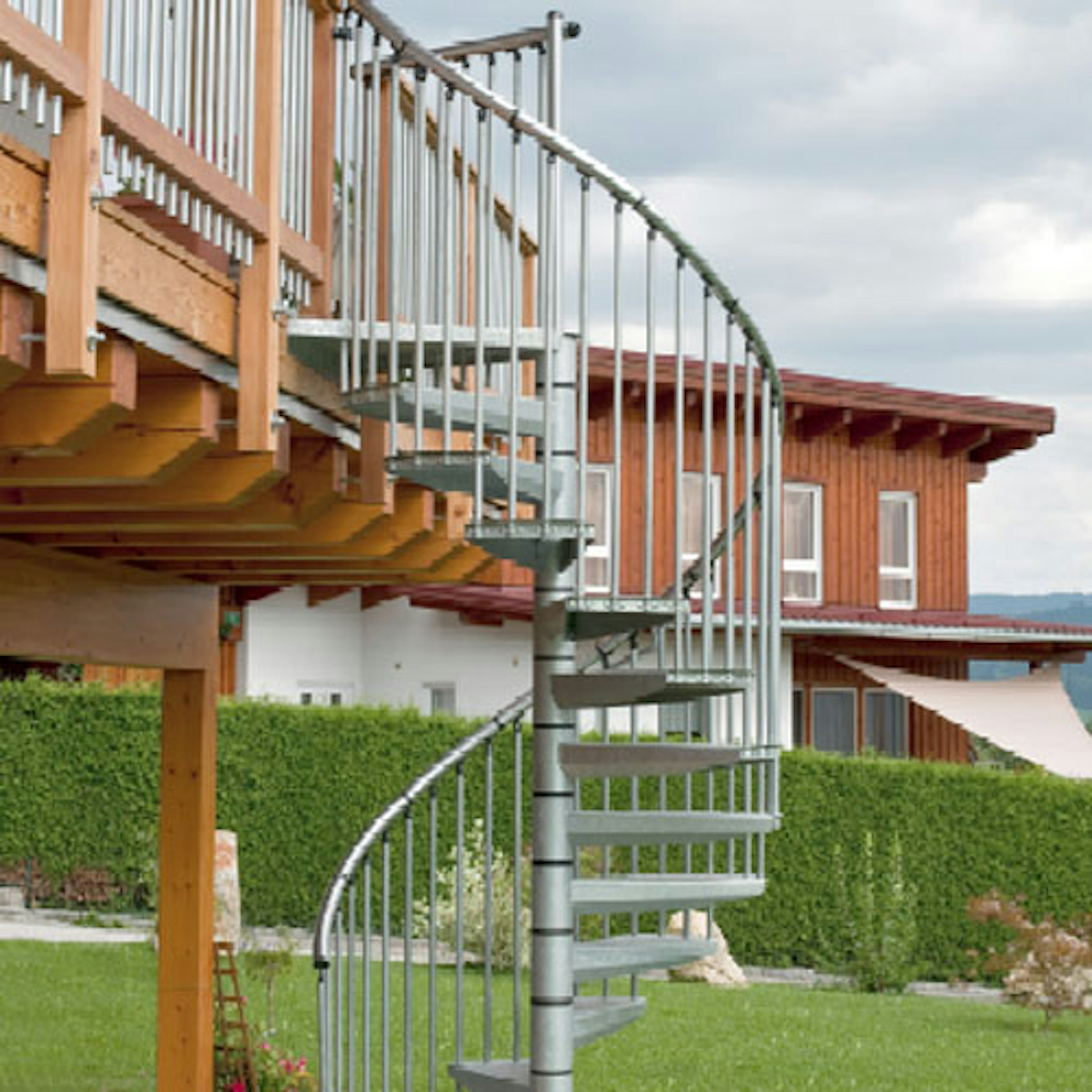 Spiraltrappa Byggera Royal Zink