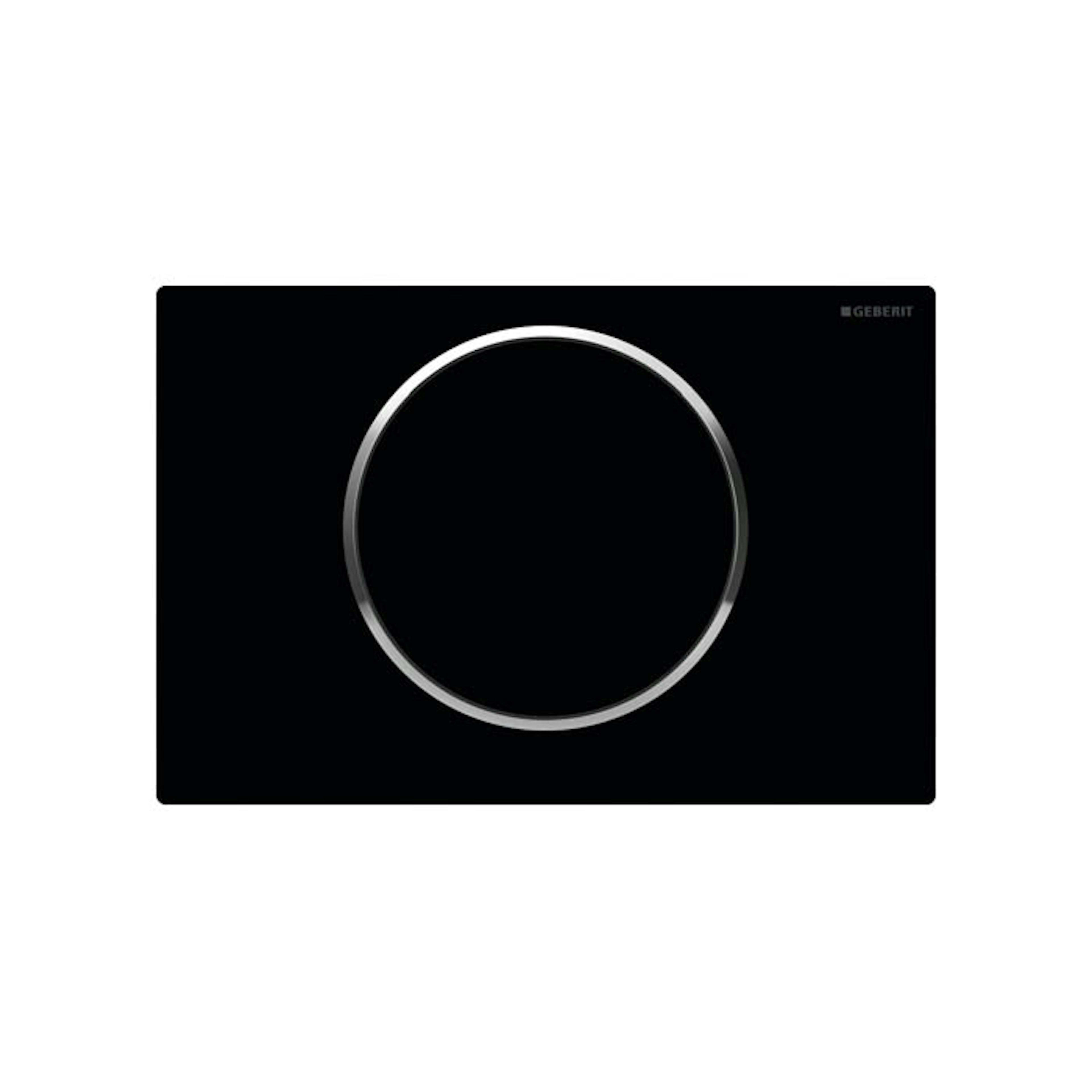 Svart/Blankförkromad/Svart