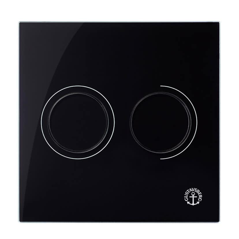 Spolknapp Gustavsberg till Triomont XS Duo Glas Pneumatisk
